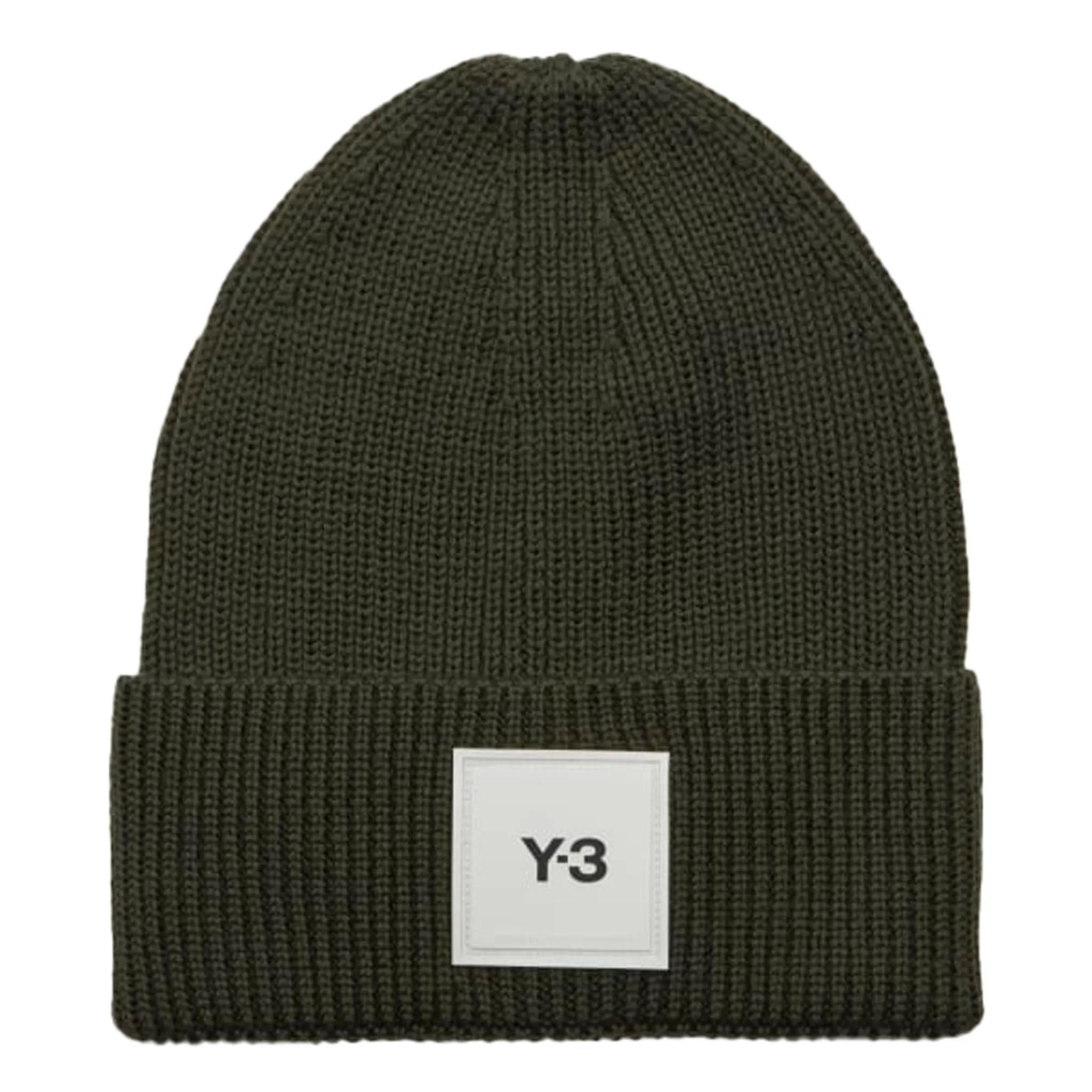 ADIDAS Y-3 Square Logo Beanie Night Cargo