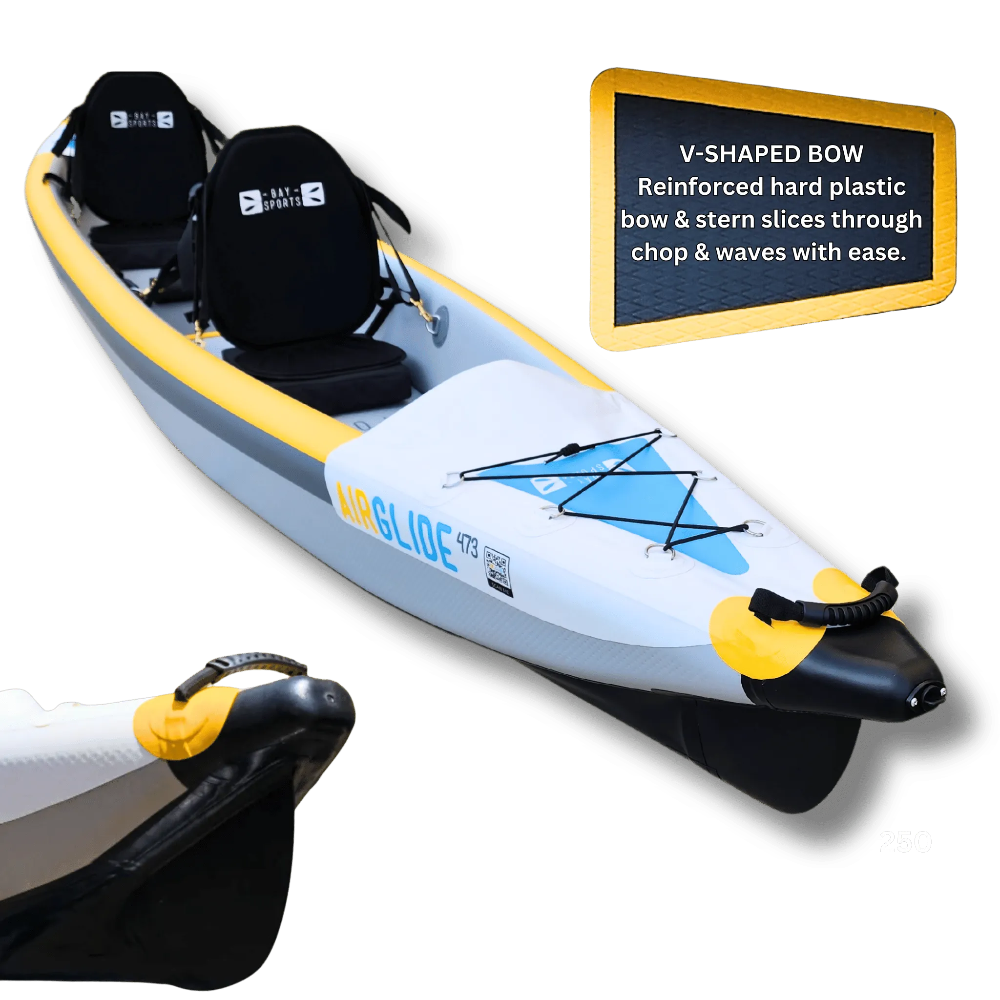 Air Glide 473 - 4.73M Double Inflatable Kayak