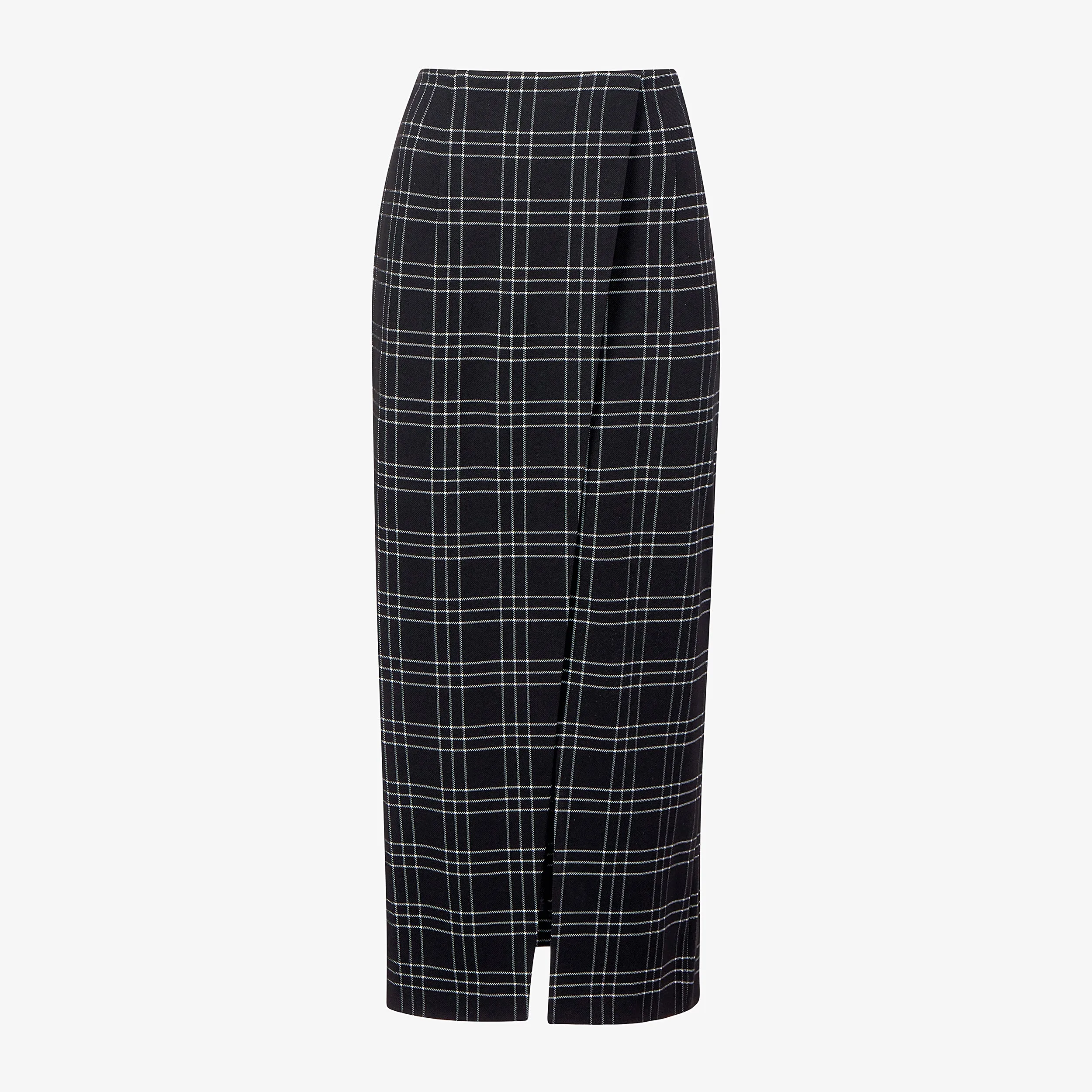 Amara Skirt - Knit Suiting :: Plaid