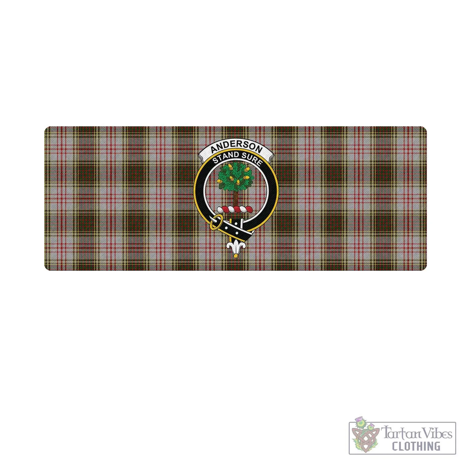 Anderson Dress Tartan Mouse Pad with Family Crest