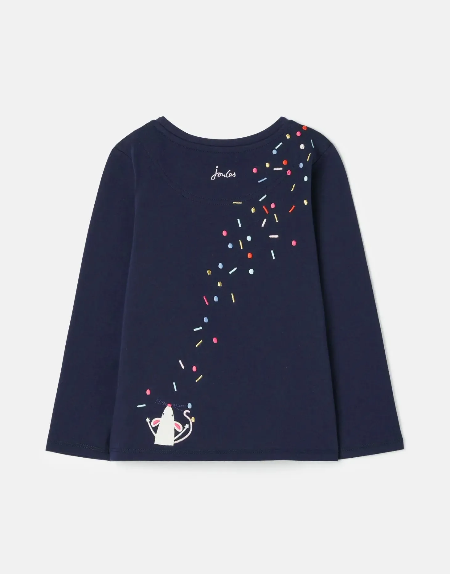 Ava Long Sleeve Applique Artwork T-Shirt | Joules