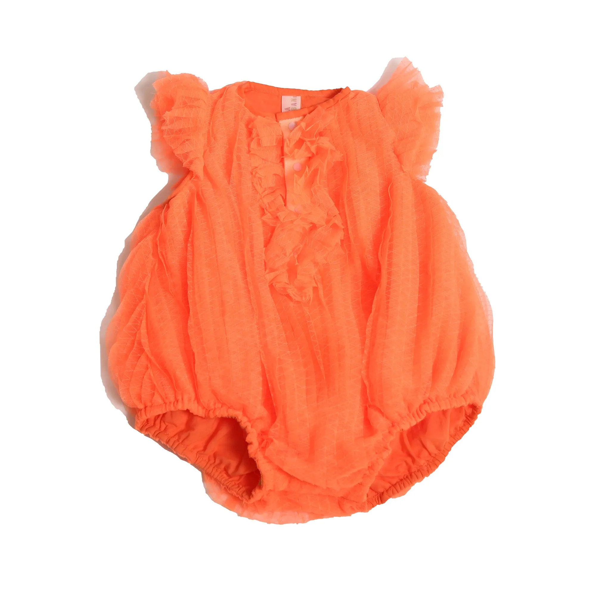 BABY FLORENCE PLEATED ROMPER