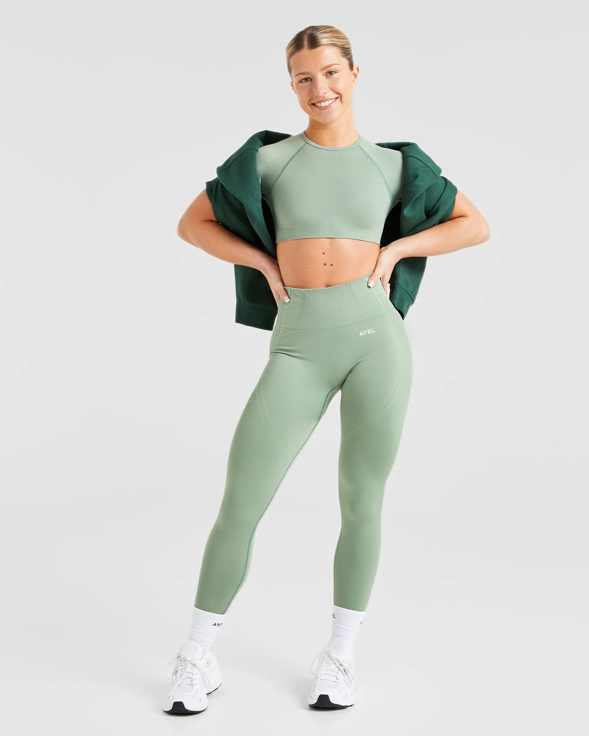 Balance V3 Seamless Leggings - Grove Green