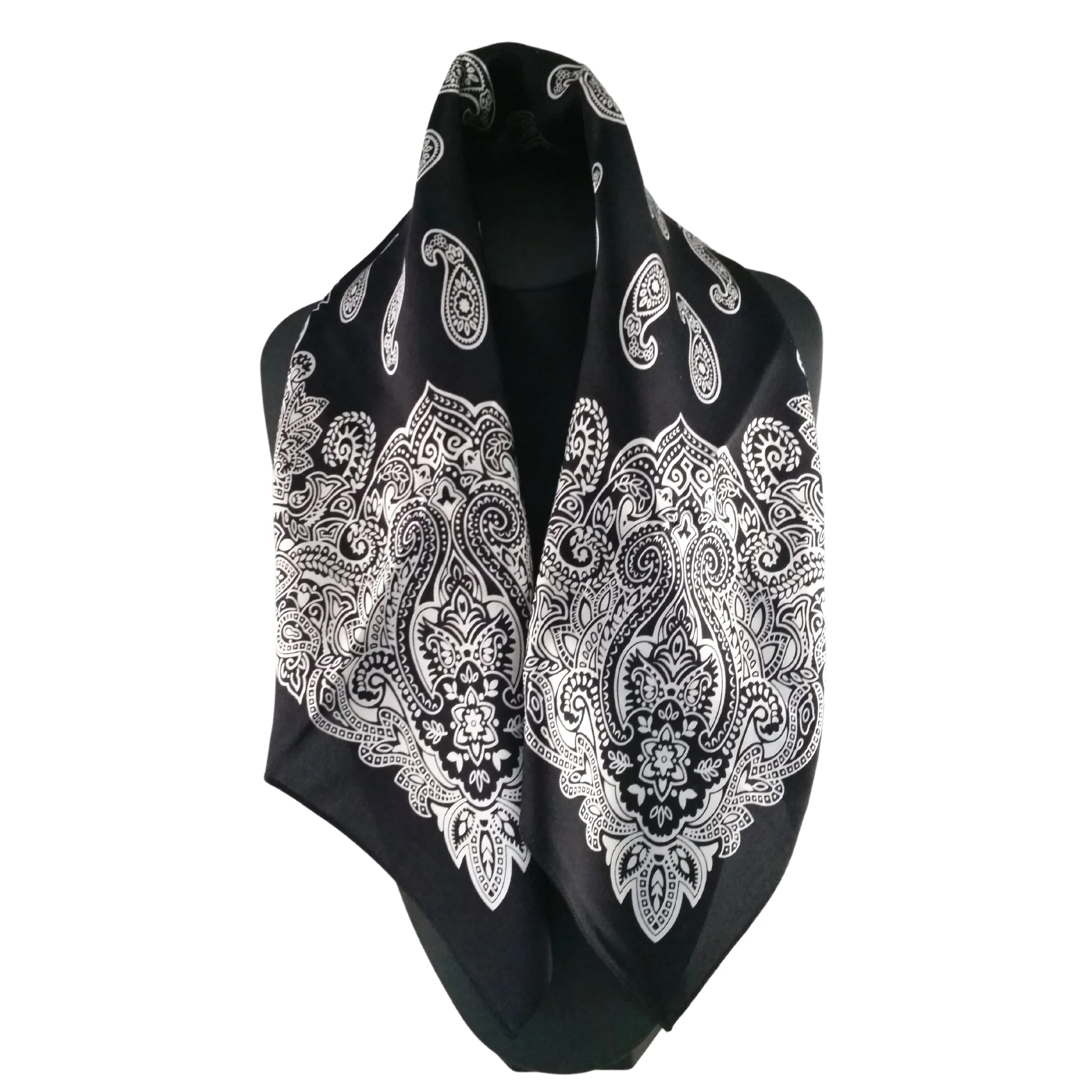 Bandana 100% Silk Black - Fenris