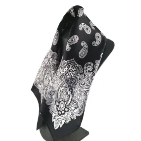 Bandana 100% Silk Black - Fenris