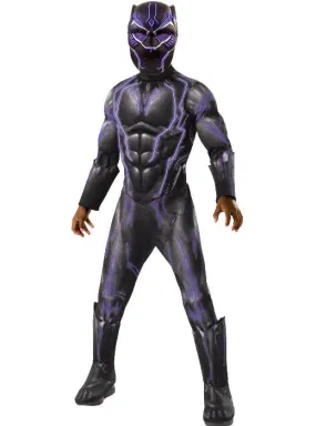 Black Panther Boys Super Deluxe Light Up Battle Costume