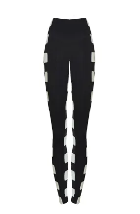 Black Single Damas Leggings