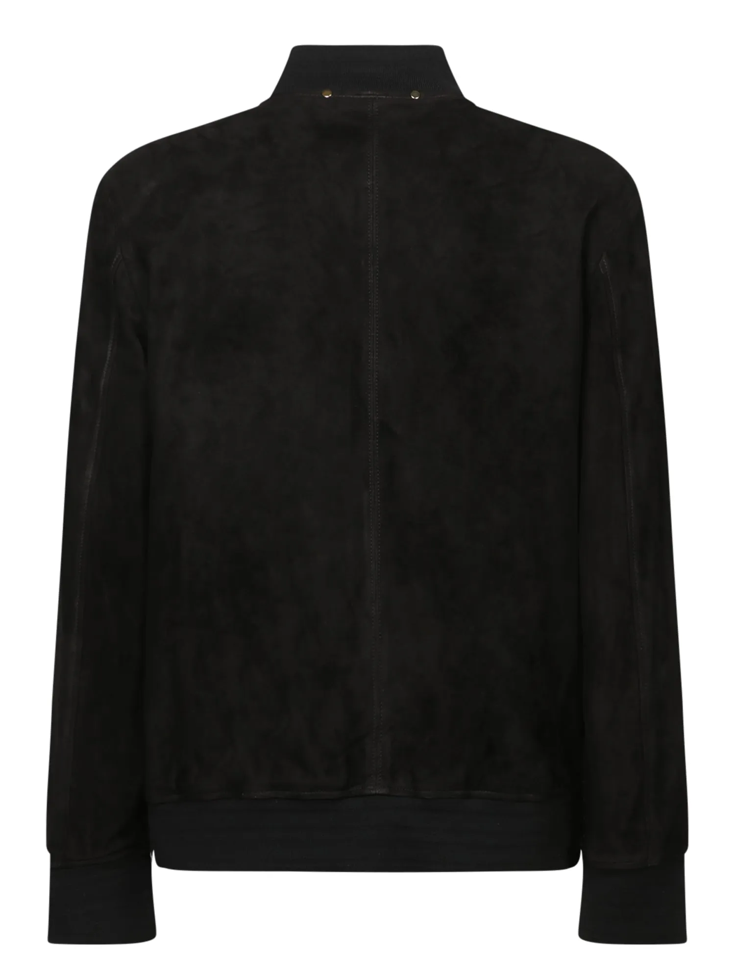 Black Suede Bomber Jacket