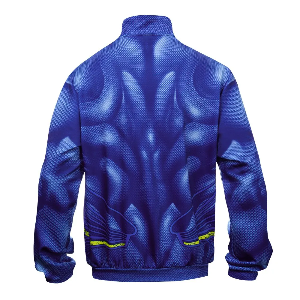 Blue SUPERMAN Zipper Jacket