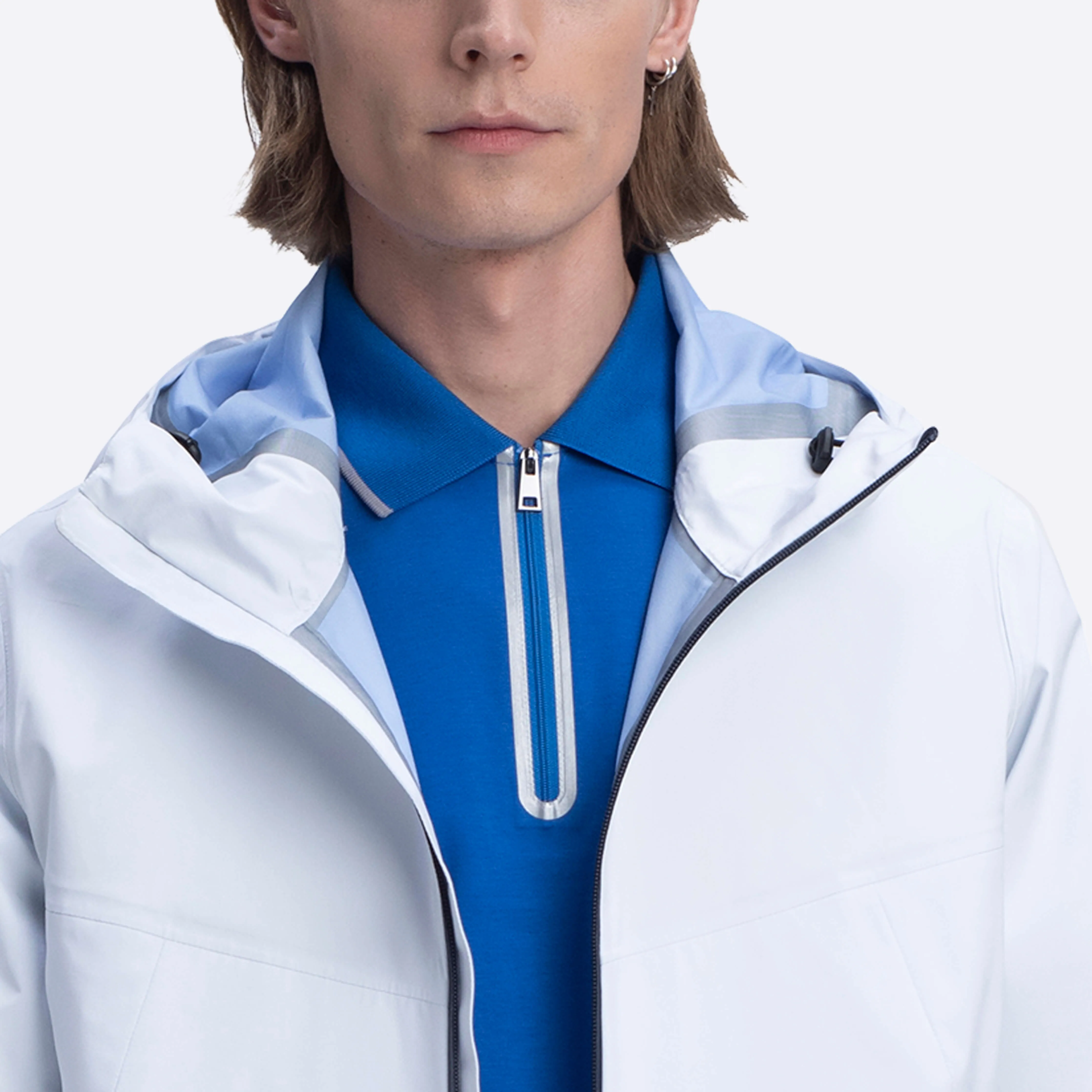 Bomber Jacket with Hood