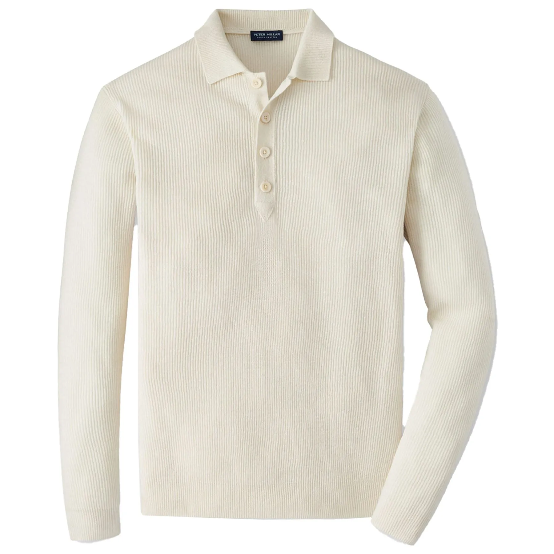 Brixham Sweater Polo Almond - SS24