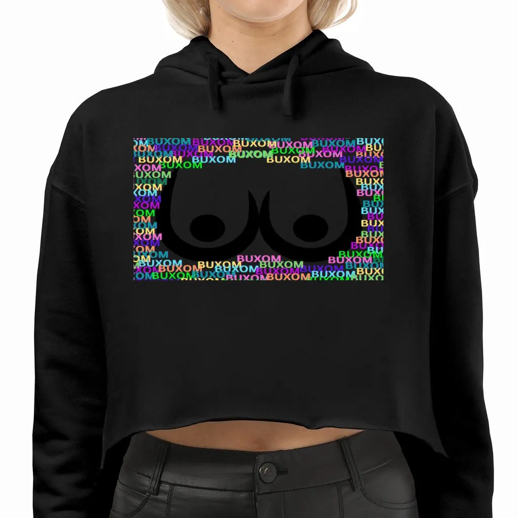 Buxom Women's Crop Hoodie - Ships from The US