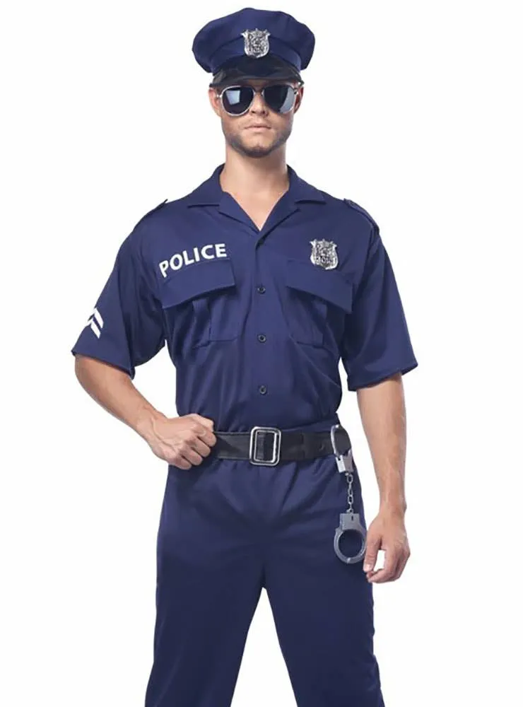 Classic Police Officer Plus Size Mens Costume