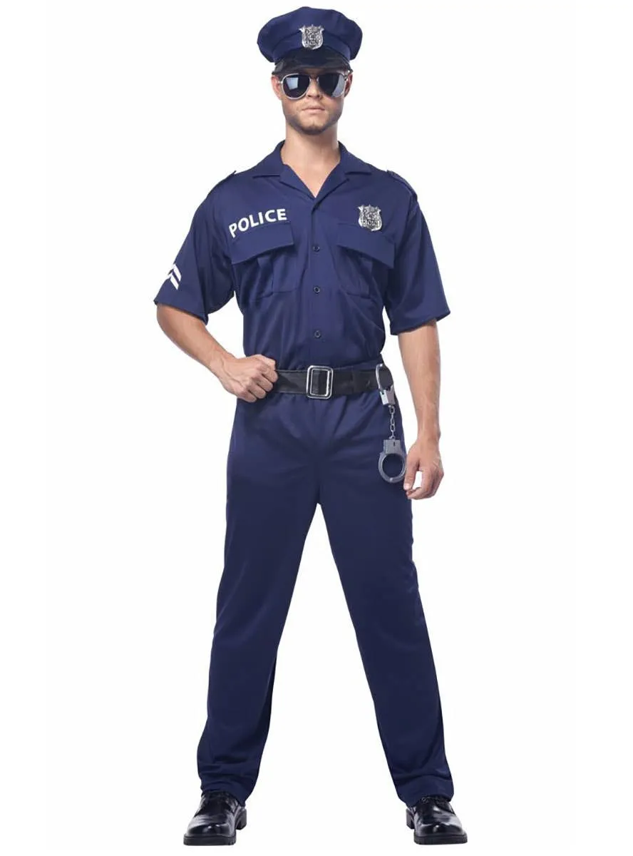 Classic Police Officer Plus Size Mens Costume