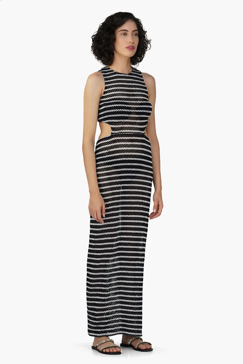 Cleo Stripe Bodycone Dress