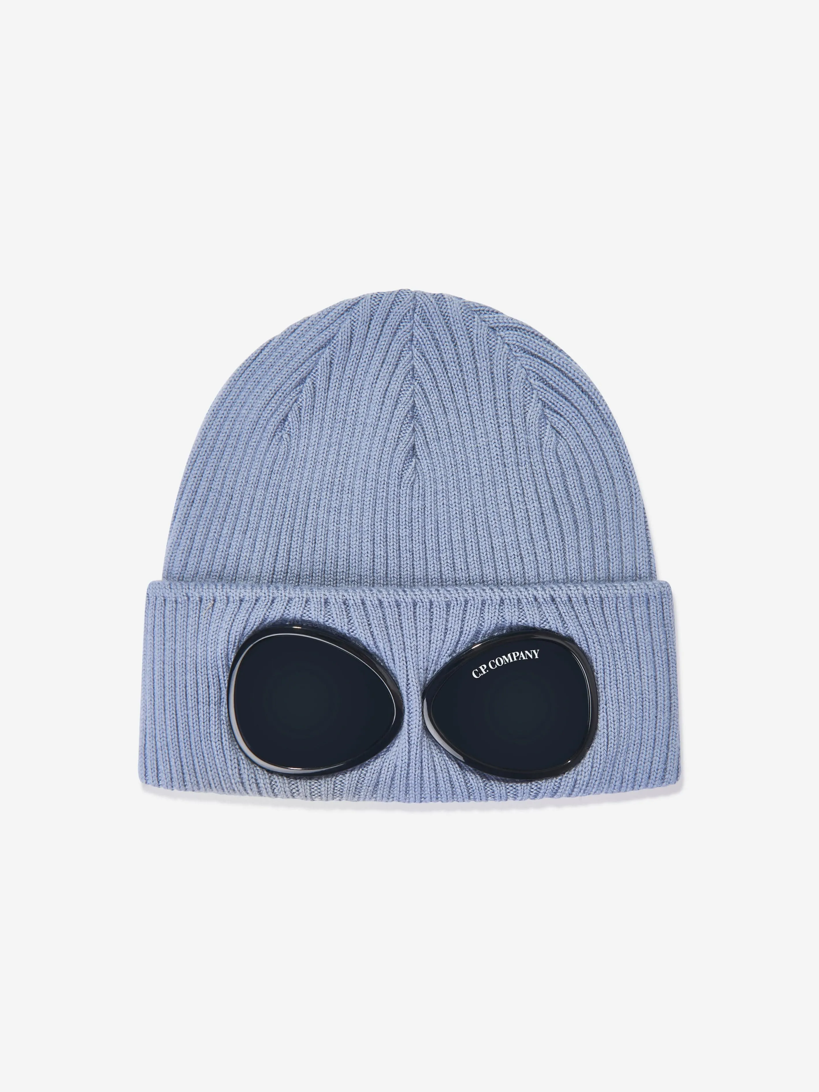 C.P. Company Boys Goggle Beanie Hat in Grey