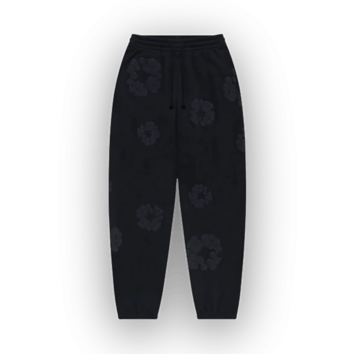 Denim Tears Mono Cotton Wreath Sweatpants Black