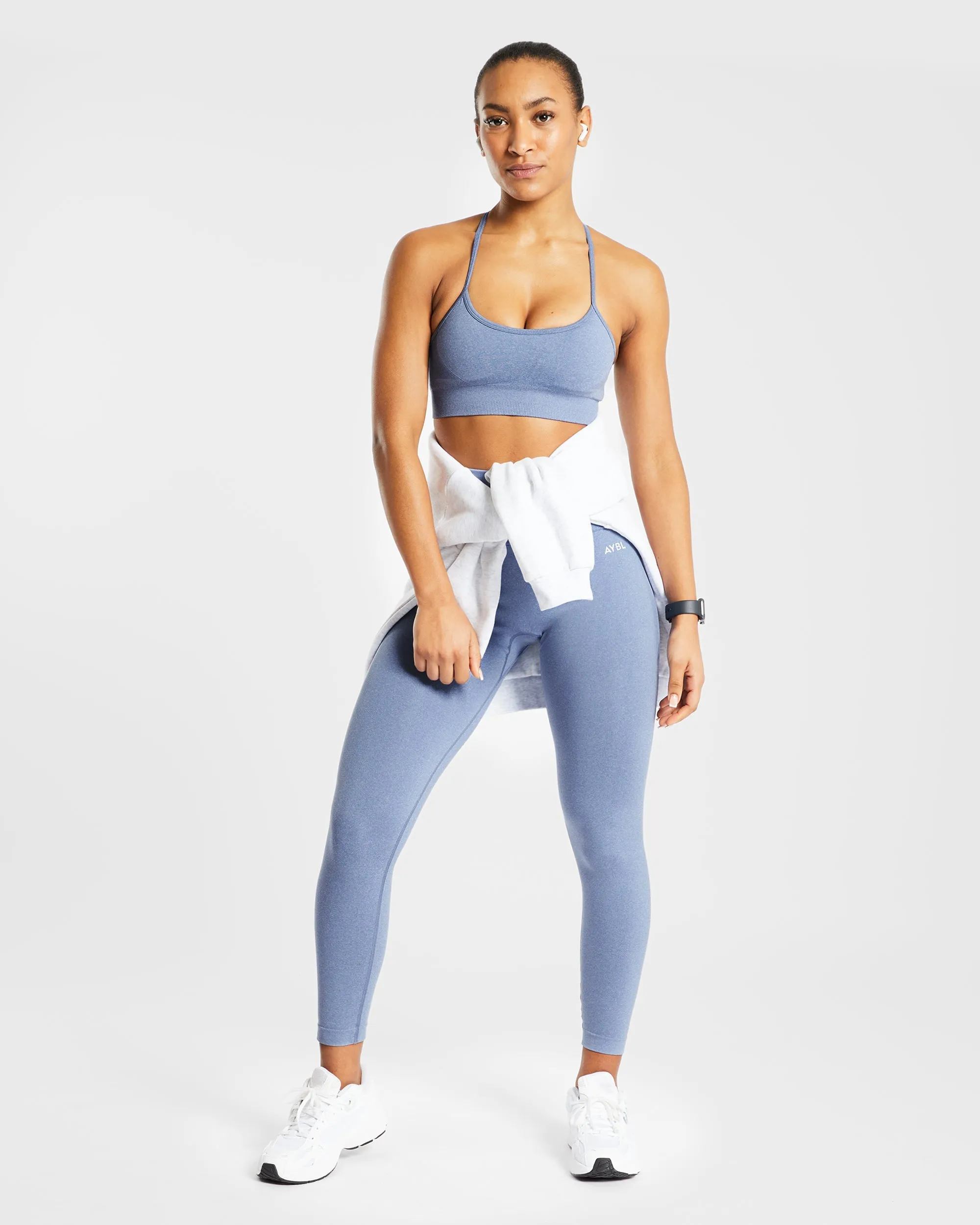 Empower Seamless Leggings - Blue Marl