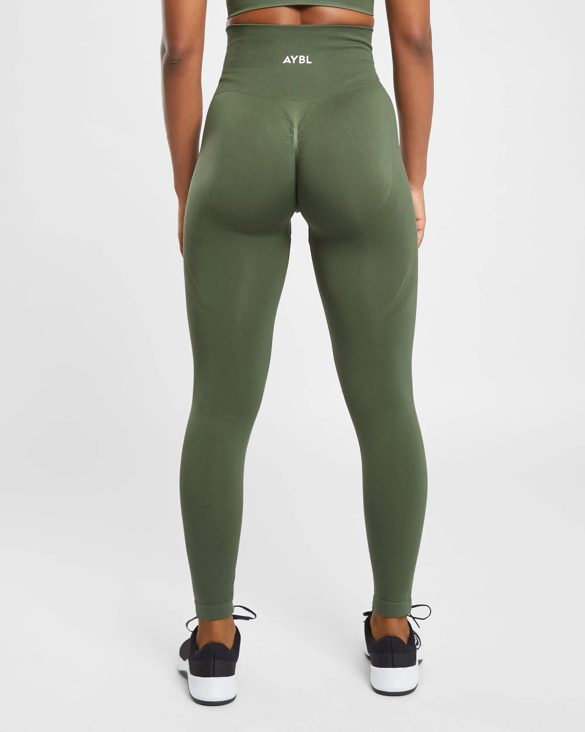 Empower Seamless Leggings - Khaki Green