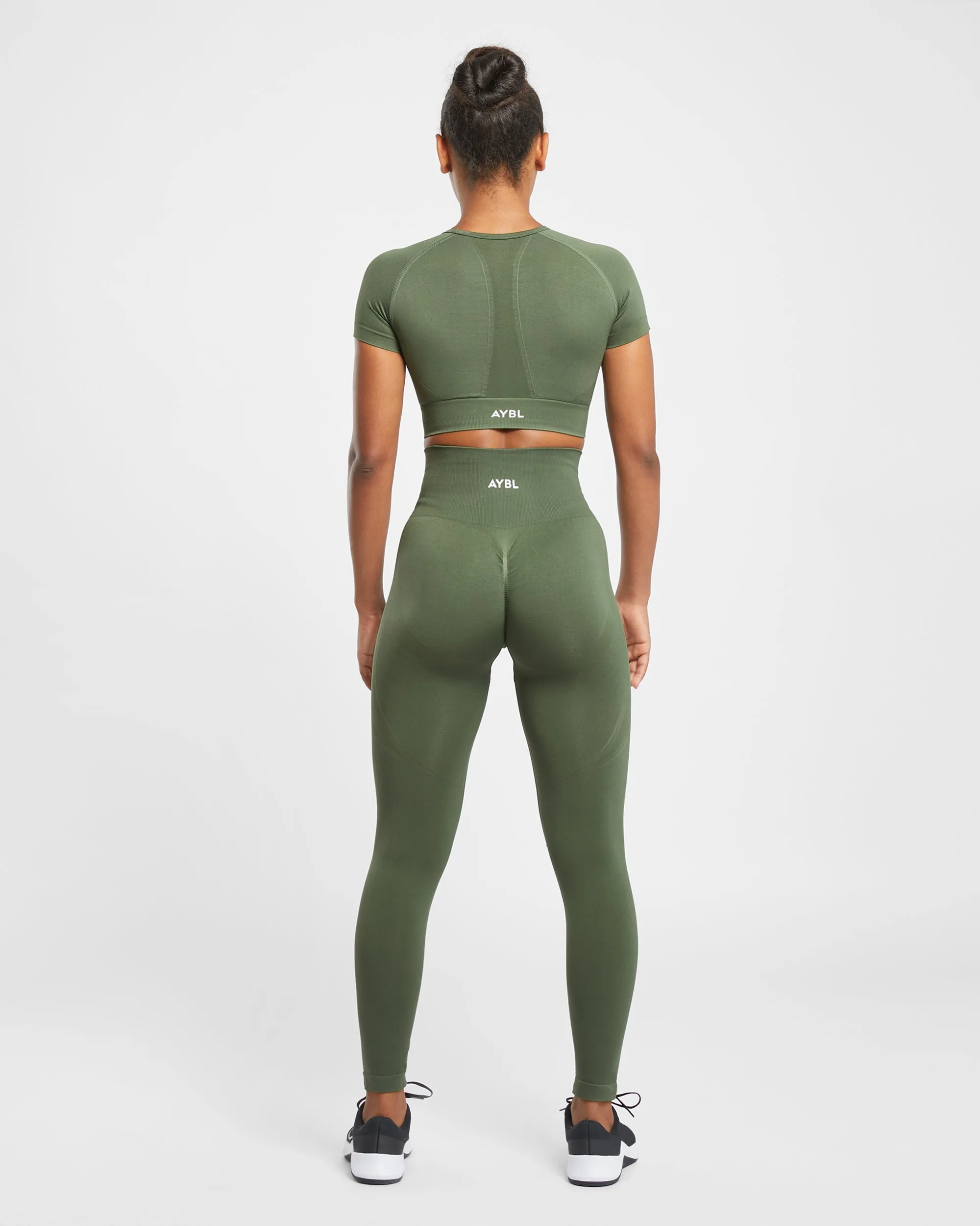 Empower Seamless Leggings - Khaki Green