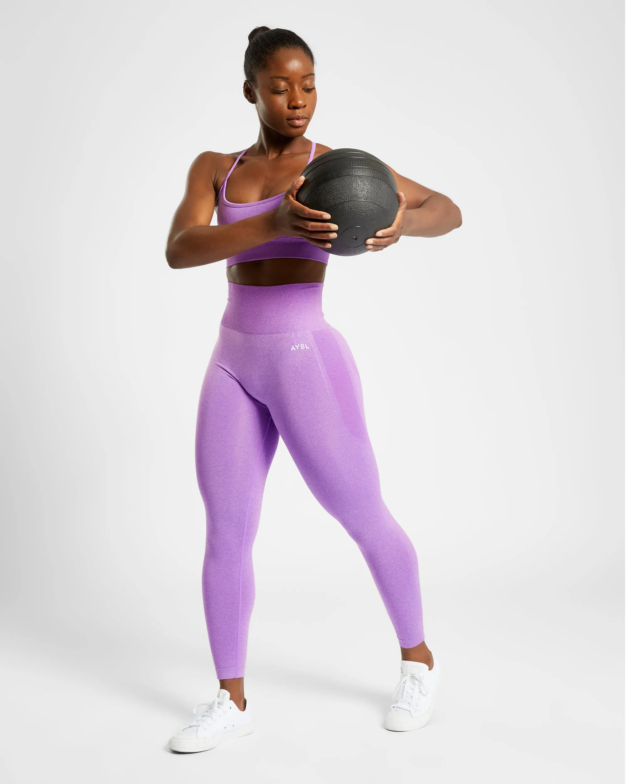 Empower Seamless Leggings - Purple Marl