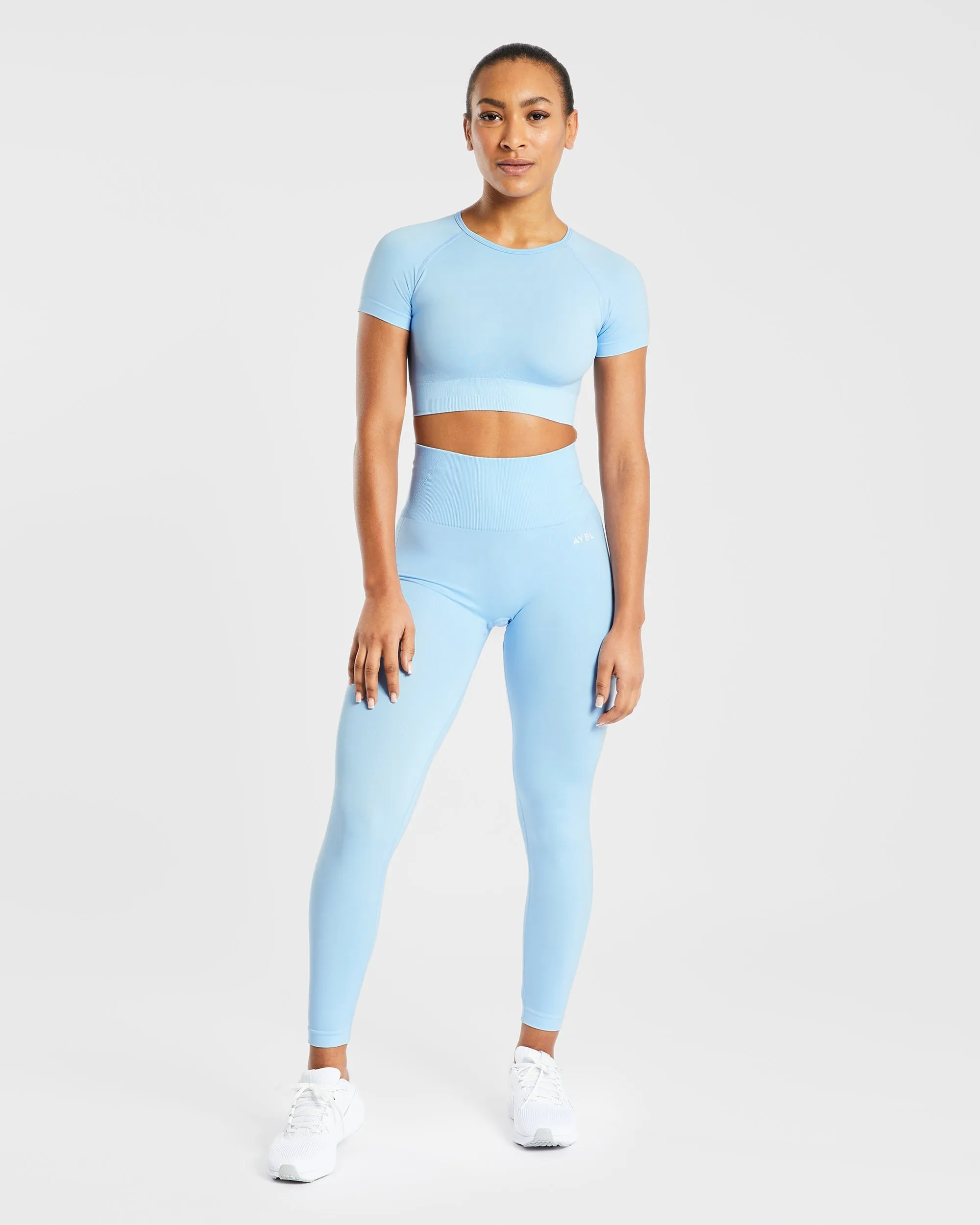 Empower Seamless Leggings - Sky Blue