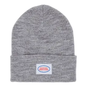 FA AWESOME MECHANIC CUFF BEANIE GREY