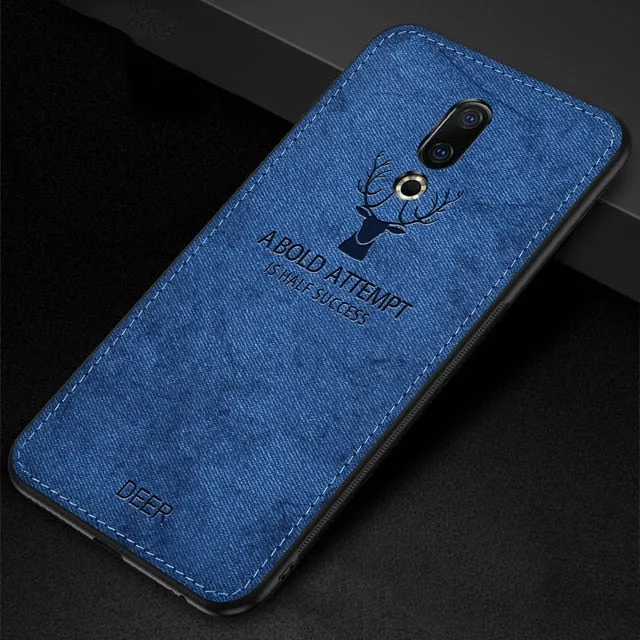 Fabric Case for Meizu 16th Classic Cloth Matte Skin Soft Hard Back Cover for Meizu M6 Note Meizu M5 Note 16 th X 16X Phone Cases