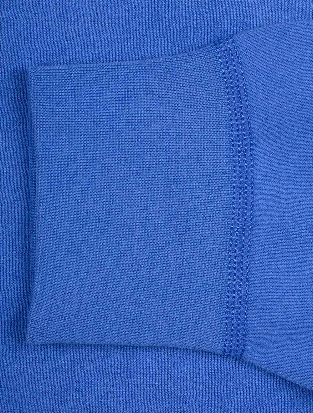 Fleece Crew Sweatshirt Blue