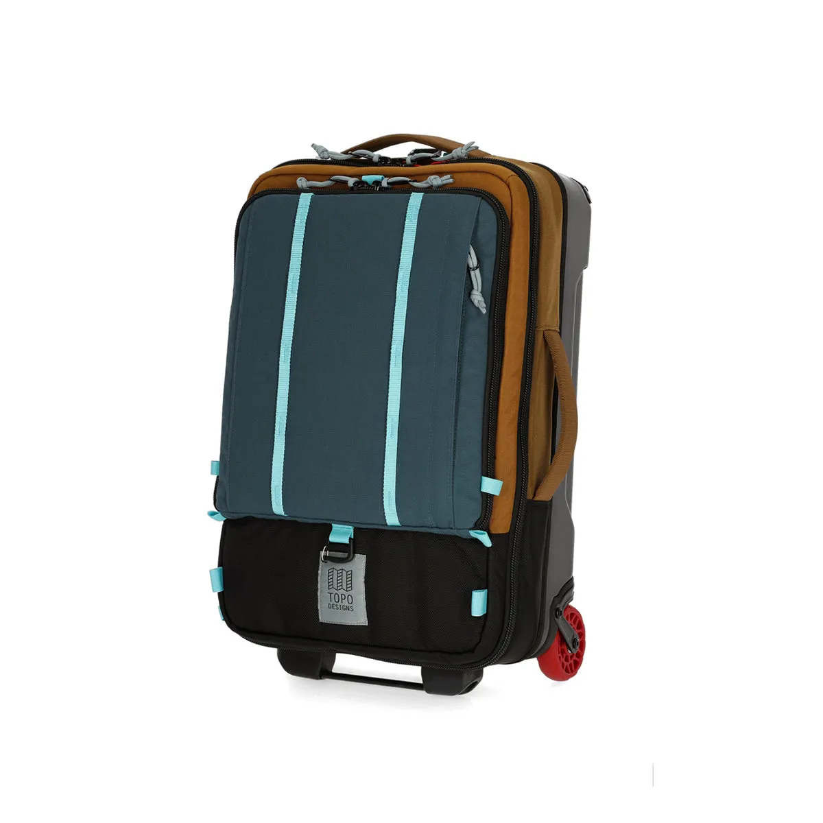 GLOBAL TRAVEL BAG ROLLER - DESERT PALM / POND BLUE