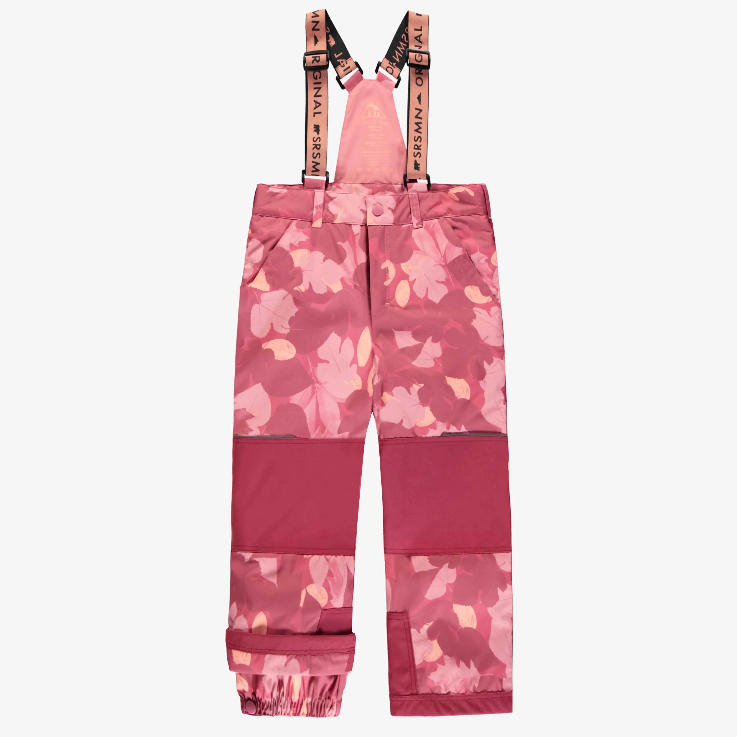 Habit de neige deux pièces rose à motifs, enfant || Two-piece pink snowsuit with an all over print, child