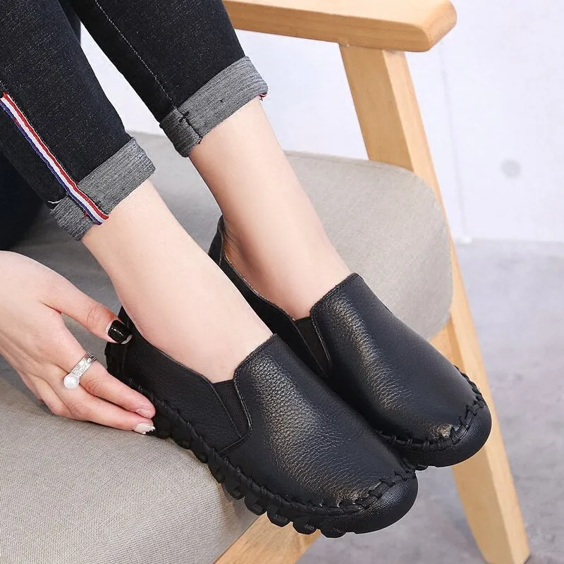 Handmade Genuine Leather Women Loafer