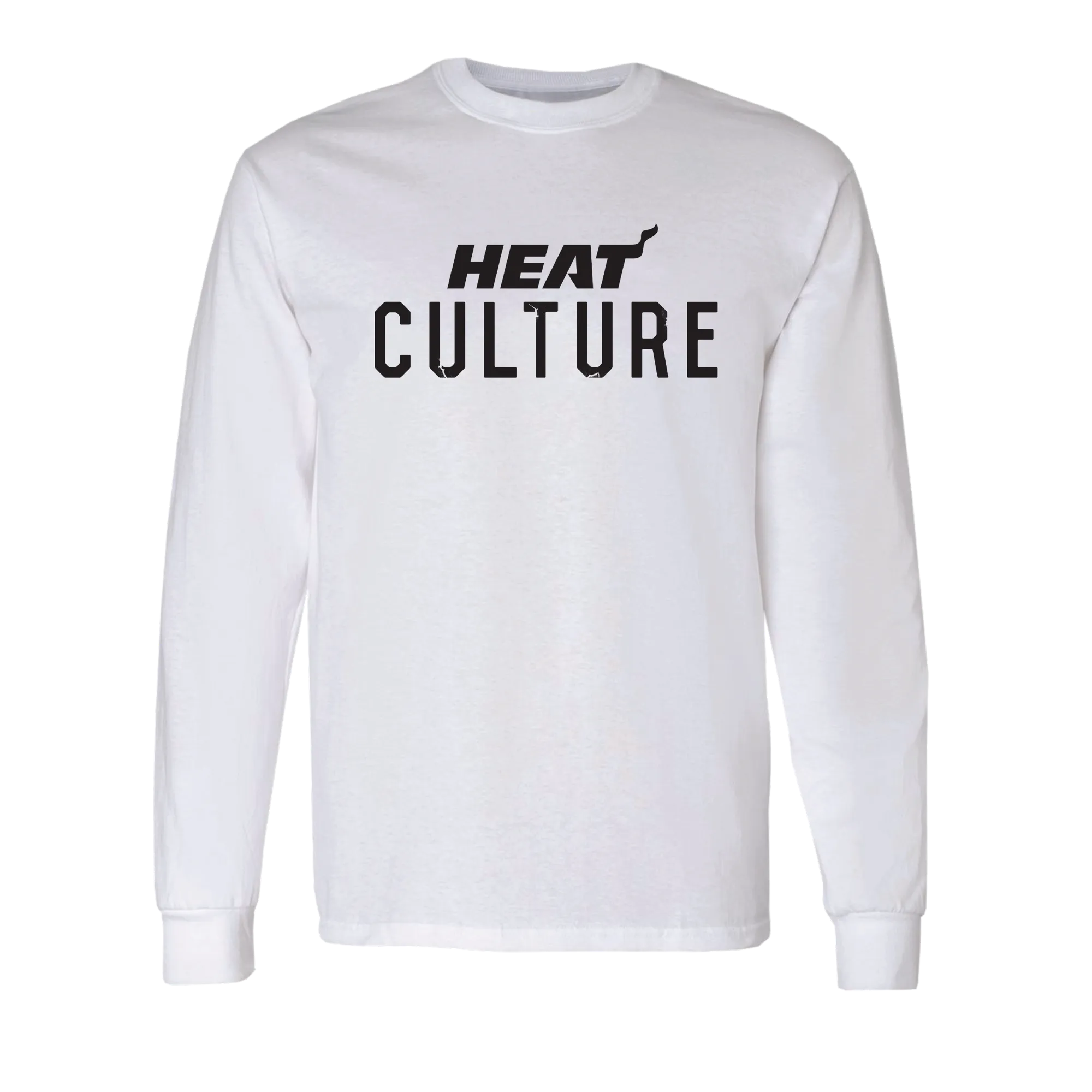 HEAT Culture White Long Sleeve Tee