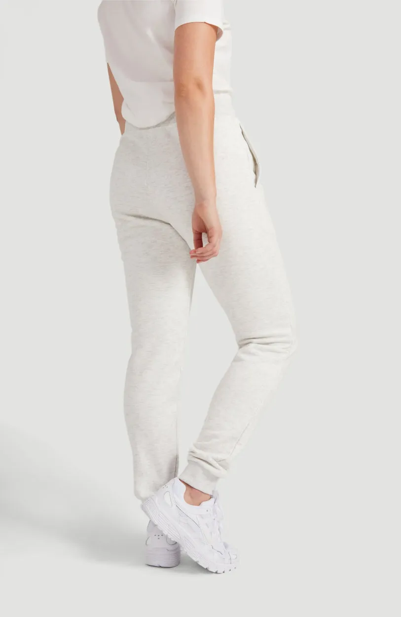 High-Waist Sweatpants | White Melee