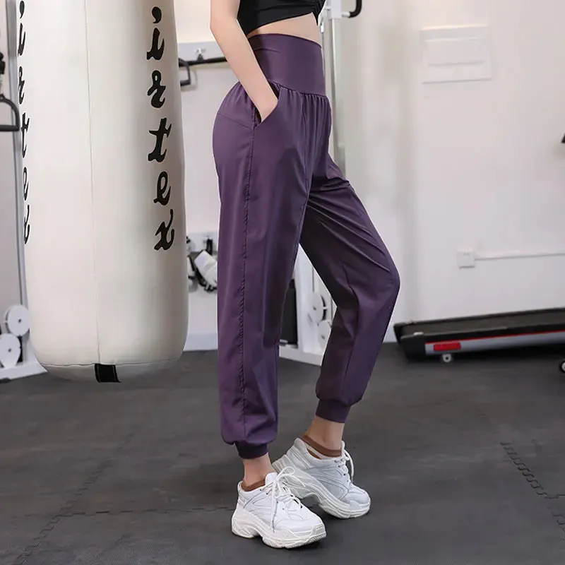 High Waist Tapered Track Yoga Sweatpant