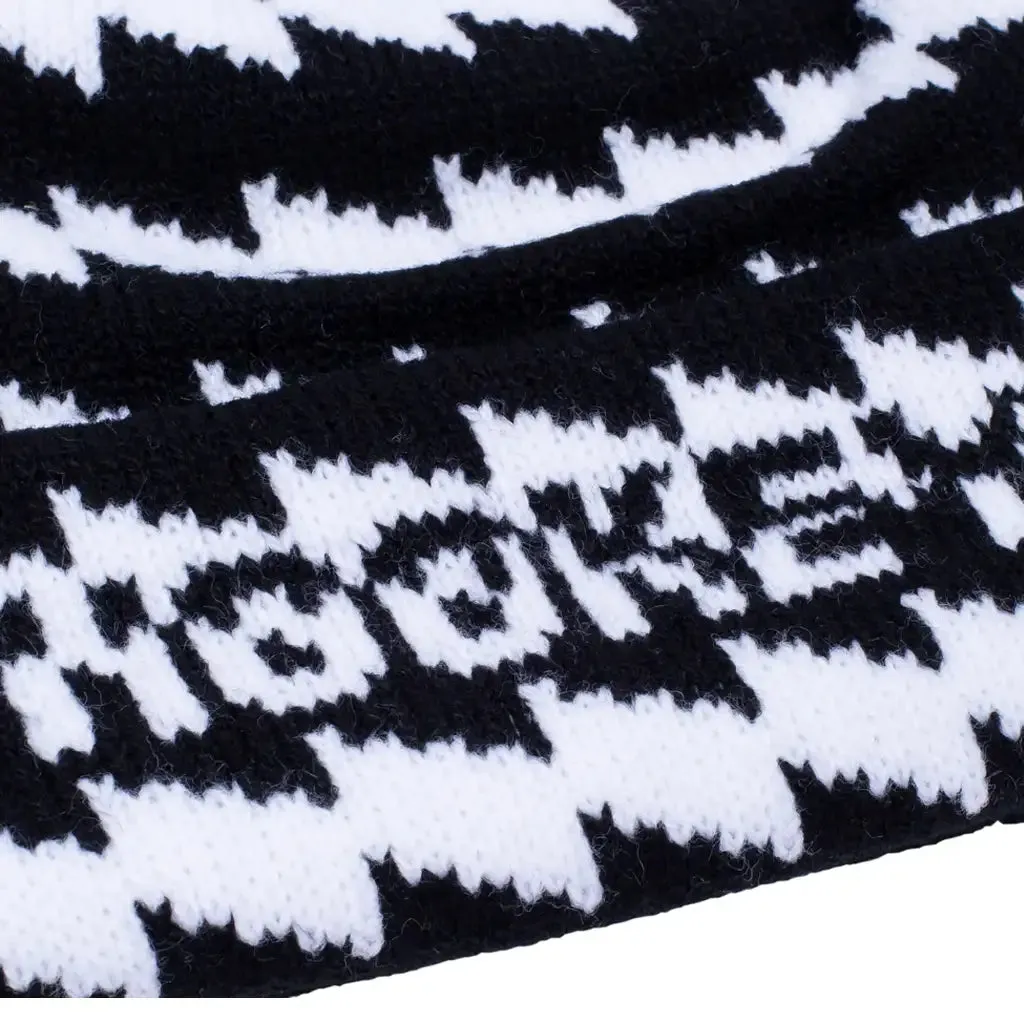 Hockey Stress Beanie Black / Glow in the Dark