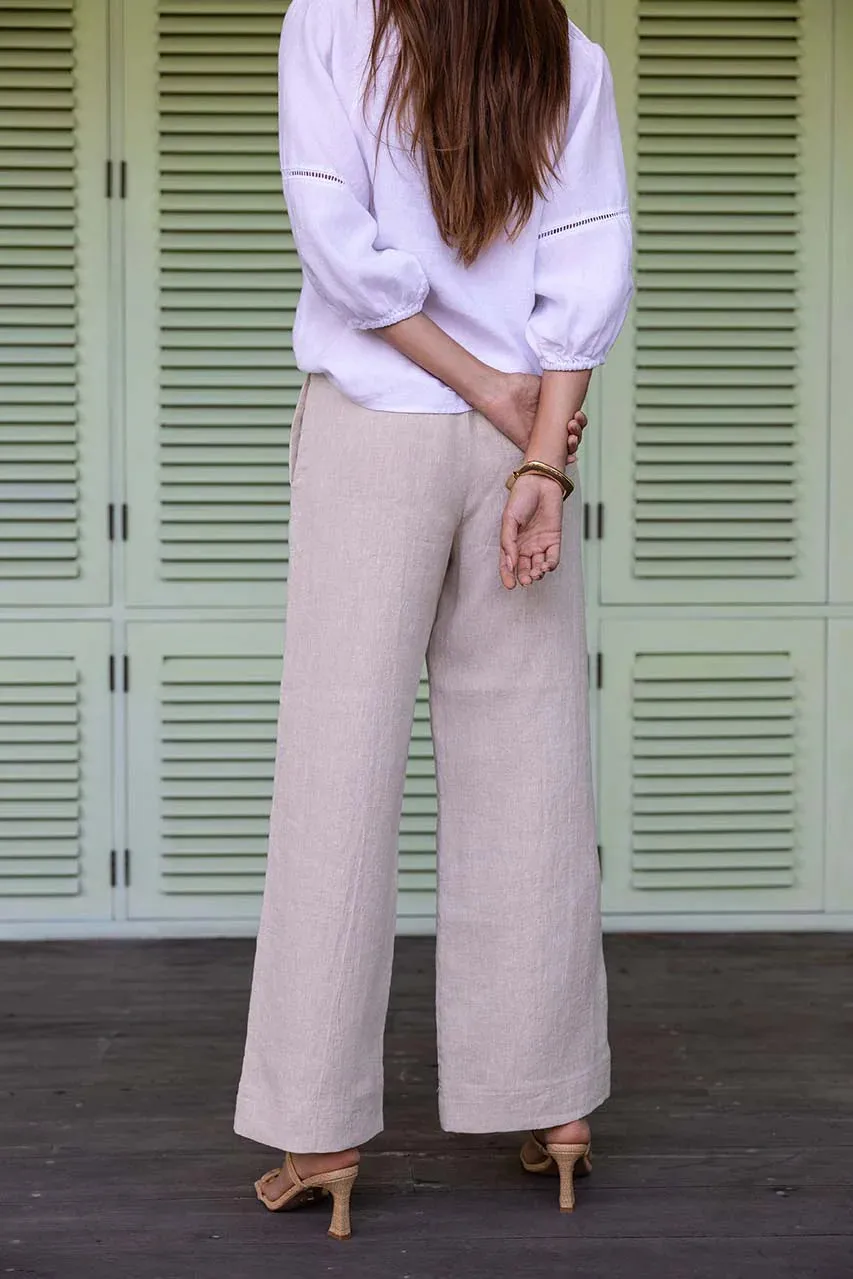 HUMIDITY - FLEETWOOD LINEN PANT - NATURAL