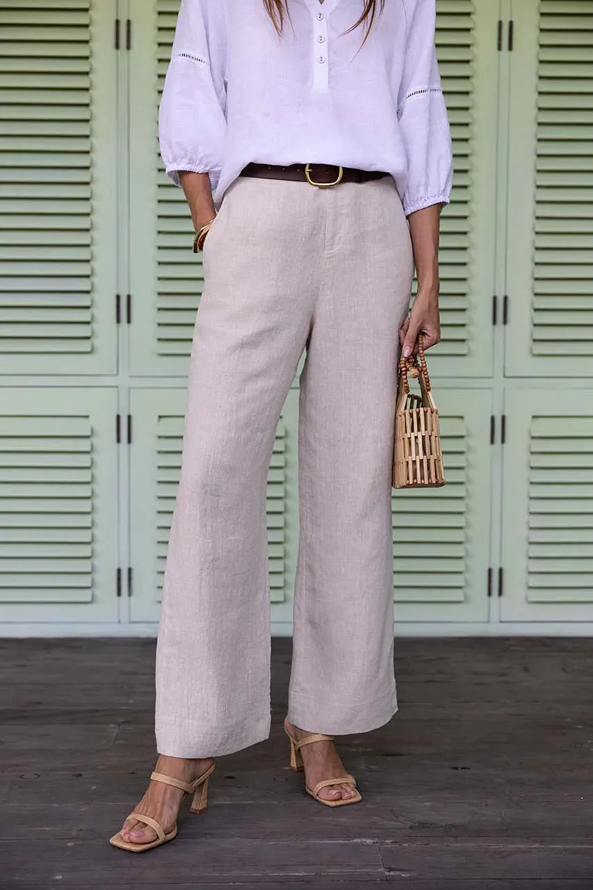 HUMIDITY - FLEETWOOD LINEN PANT - NATURAL