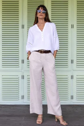 HUMIDITY - FLEETWOOD LINEN PANT - NATURAL