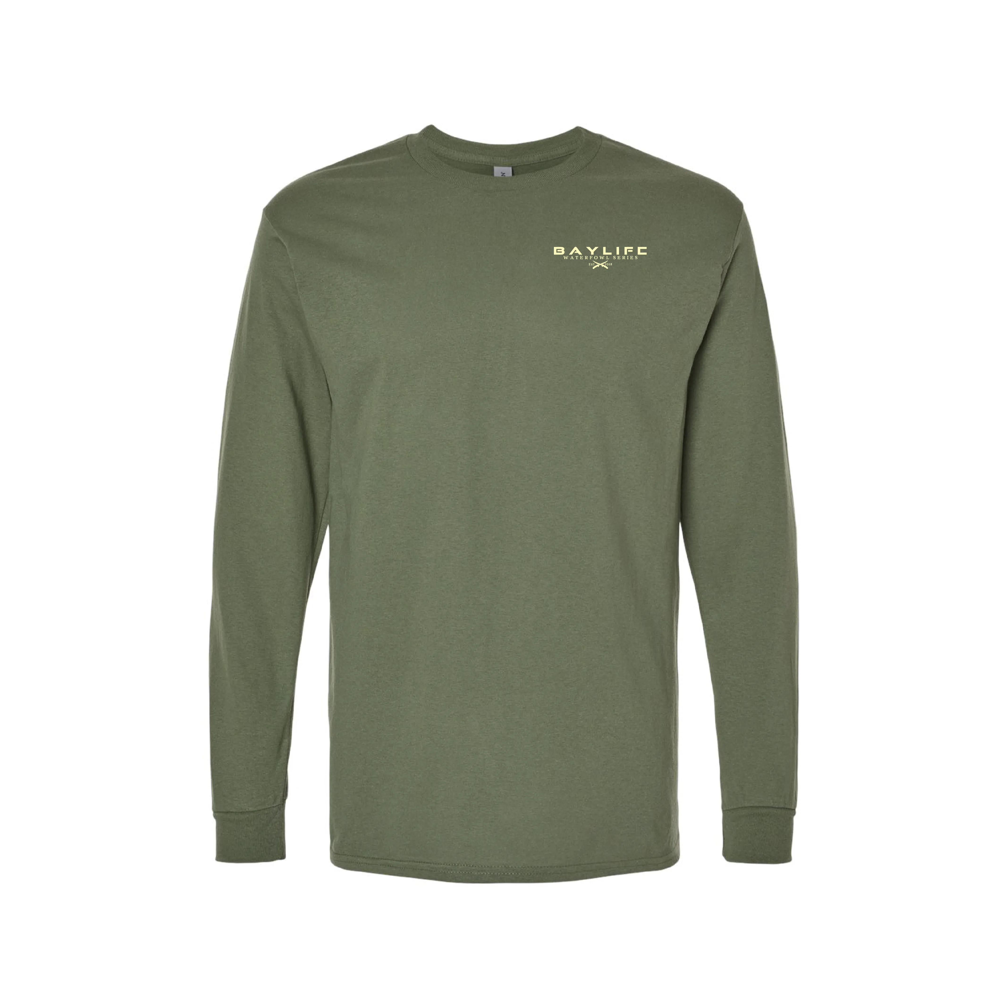 Keep the Dogs at Bay | Heavyweight Long Sleeve | Military Green