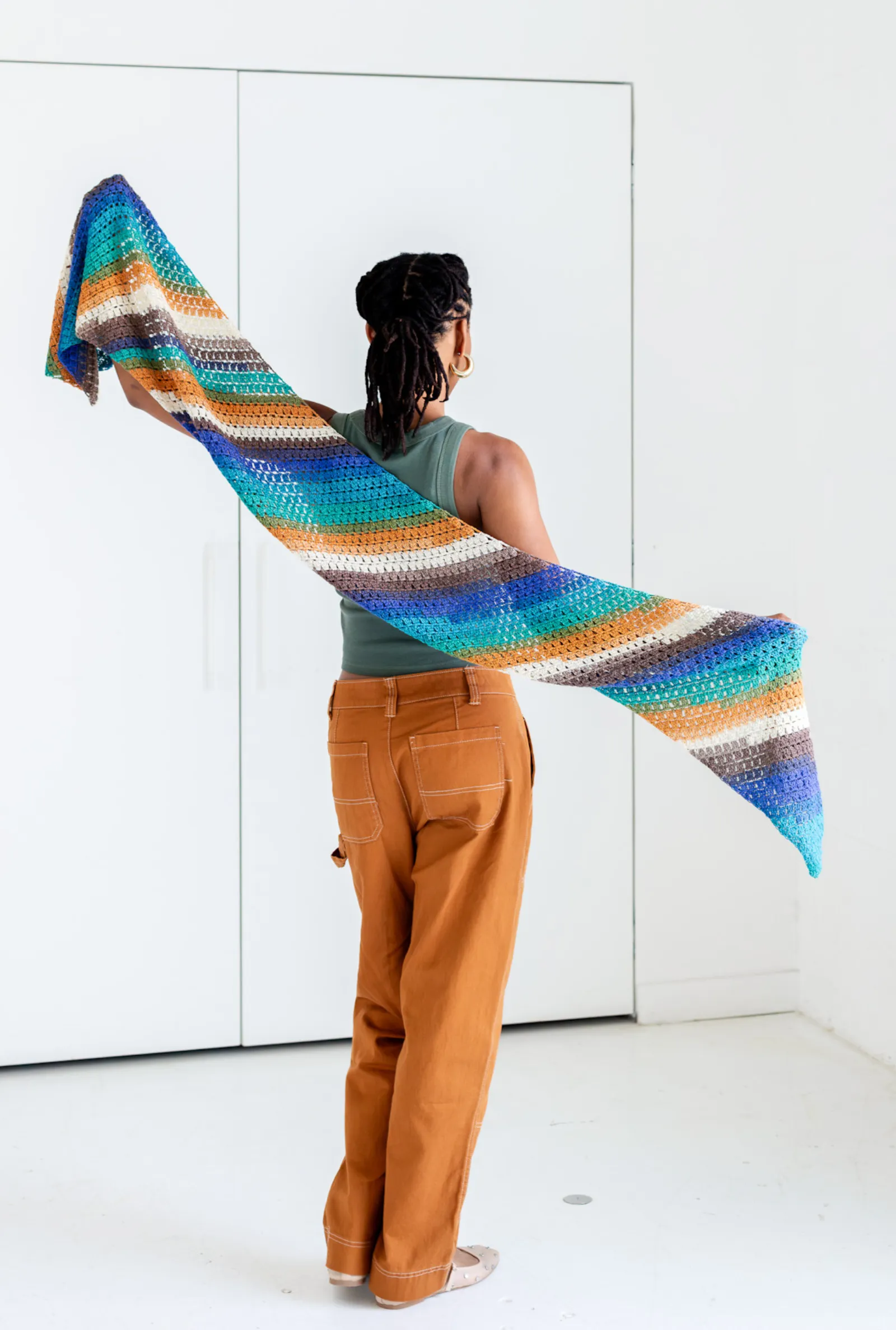 Kelli Bias Scarf // Crochet PDF Pattern