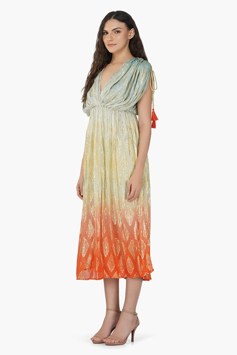 Magnolia Lurex Maxi Dress