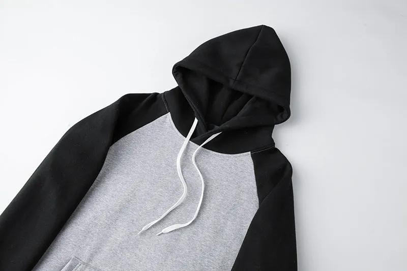 Men Pocket Sports Hooded Sweater Coat