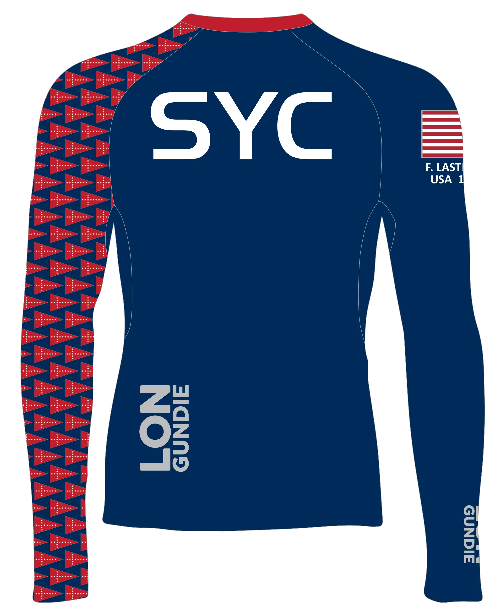 MEN TECH-TEE TOP LONG SLEEVE NAVY | SAYVILLE YC | PSNLZ'D