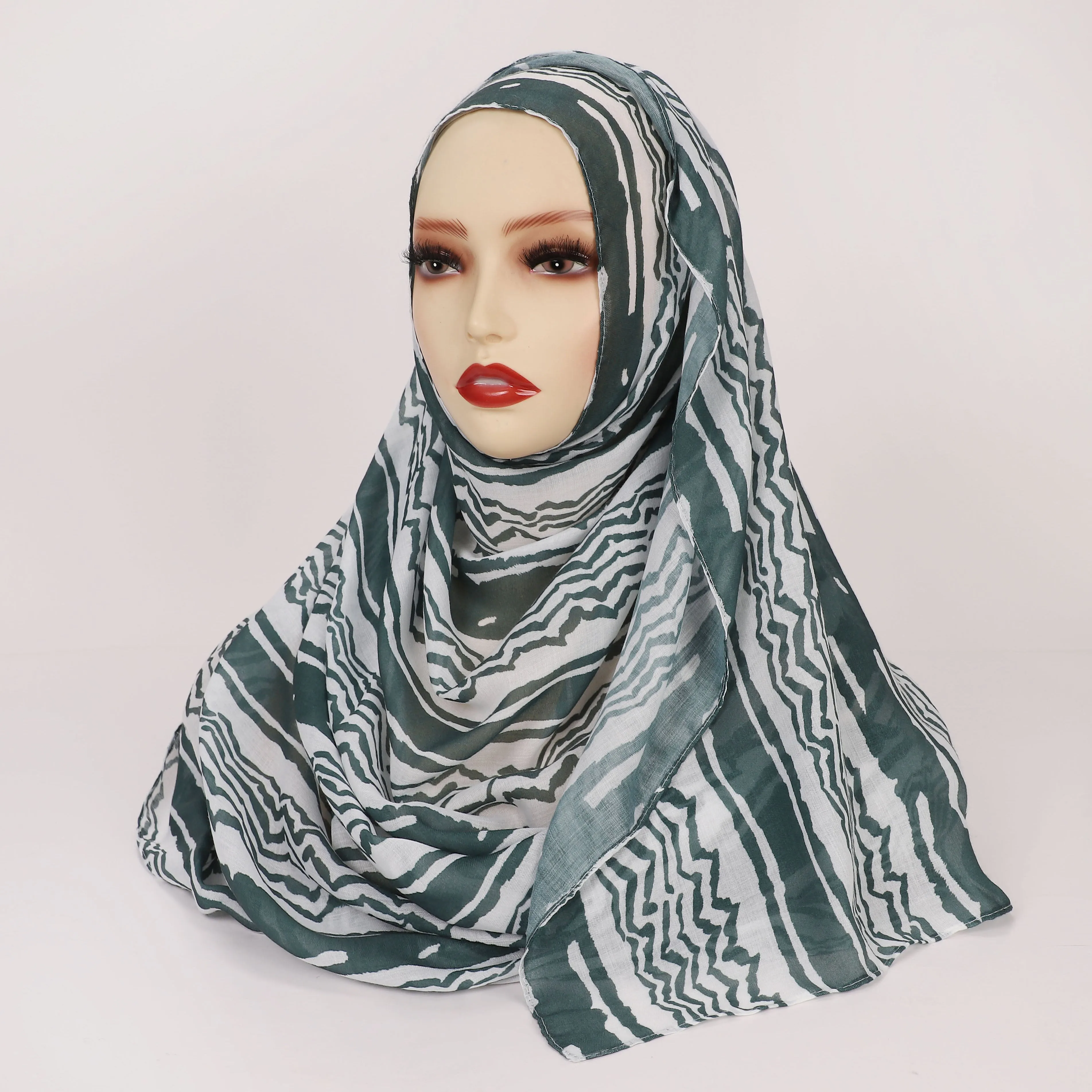 MYBD01   PRINTED MODAL COTTON  HIJAB