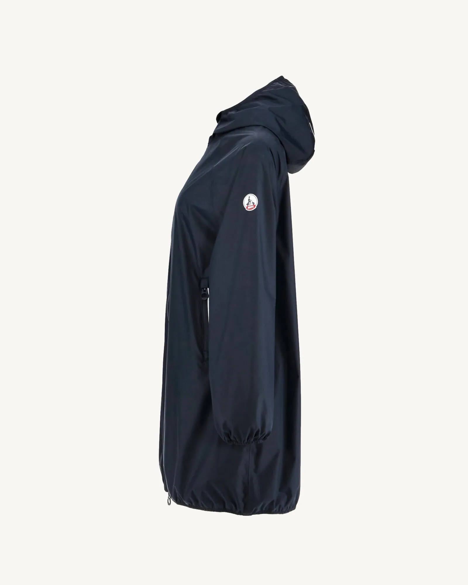 Navy Copenhagen long hooded jacket