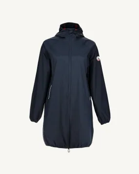 Navy Copenhagen long hooded jacket