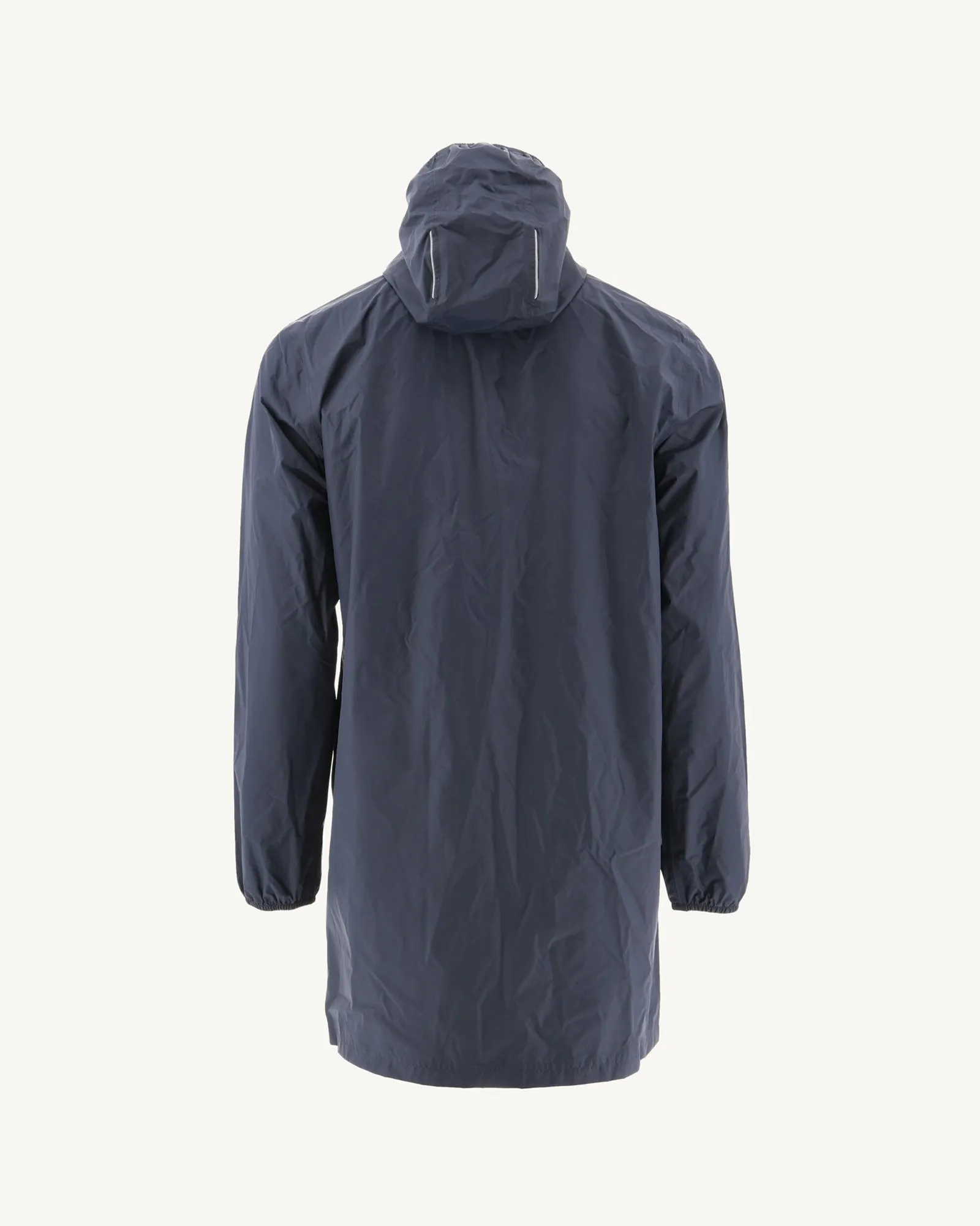 Navy Stockholm packable hooded jacket