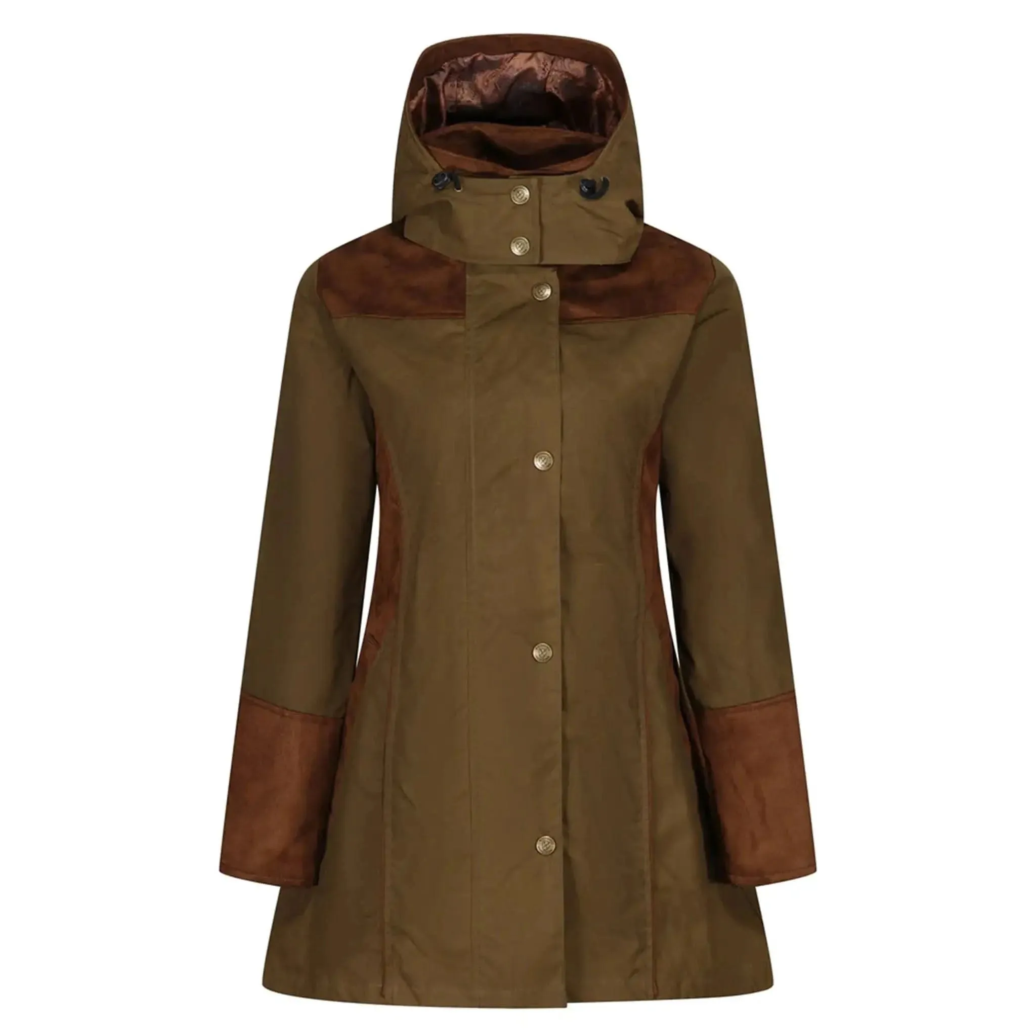 Odette Khaki Waterproof Coat