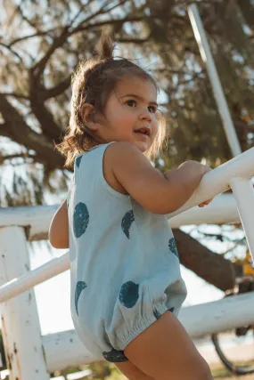 Olive & The Captain - Blue Moon Bubble Romper